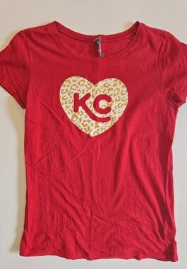 Kansas City Chiefs T-shirt Sz L (10-12)